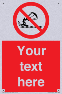 Custom No kite surfing